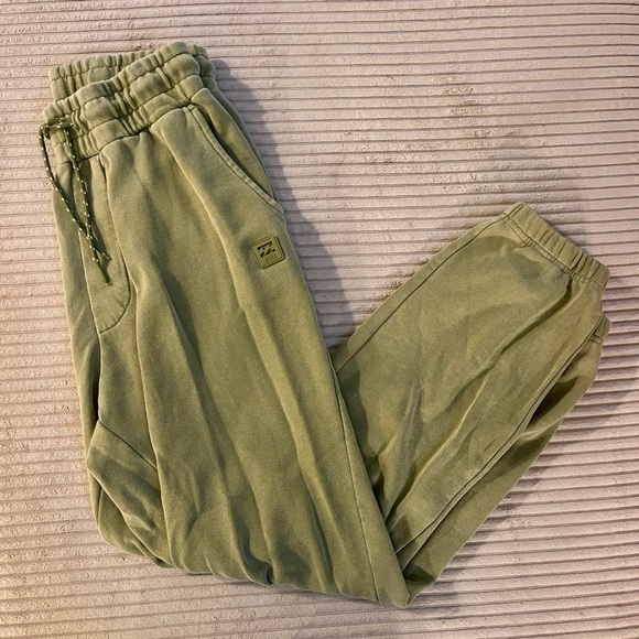 Billabong Pants - Billabong Adventure Division Sunset Jogger Sweatpants Avocado Green Surf